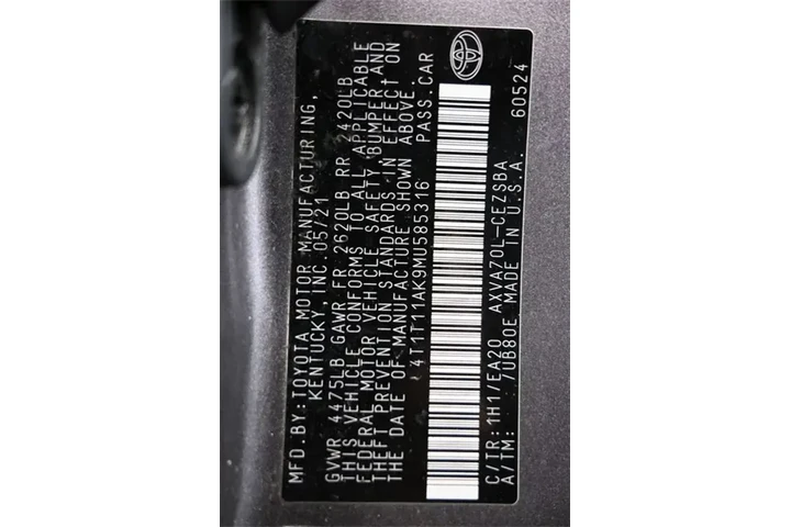 $18673 : Toyota Camry 2021 SE 4dr Sed image 4