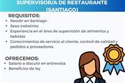 Supervisor (a) de restaurante en Santo Domingo