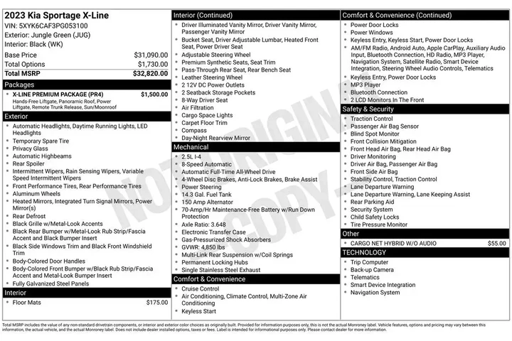 $24500 : Kia Sportage 2023 AWD X-Line image 3