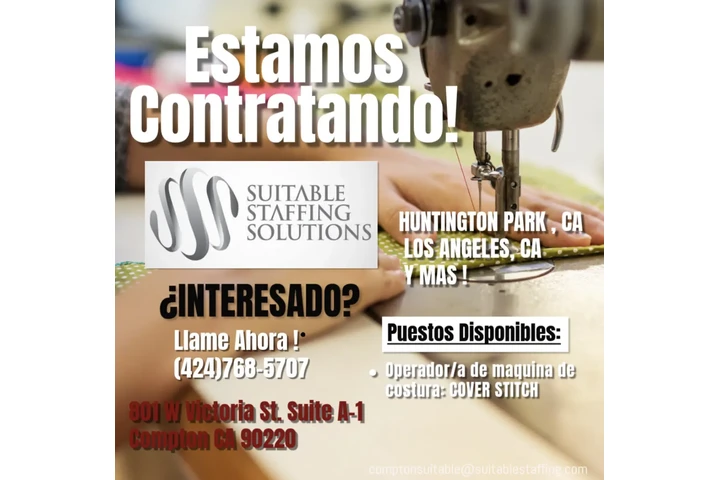 Operador de Maquina de Costura image 1