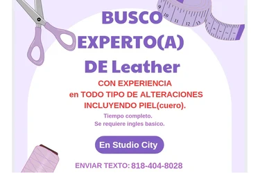 🧵BUSCO EXPERTO(A) DE Leather en Los Angeles
