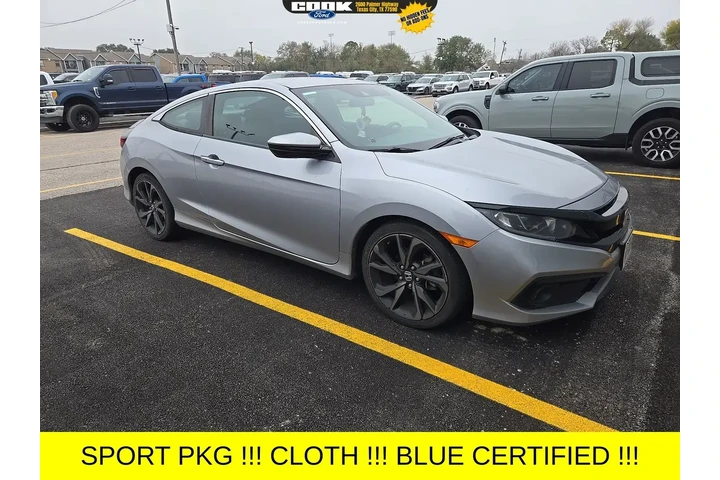 $18983 : Honda Civic 2019 Sport 2dr C image 9