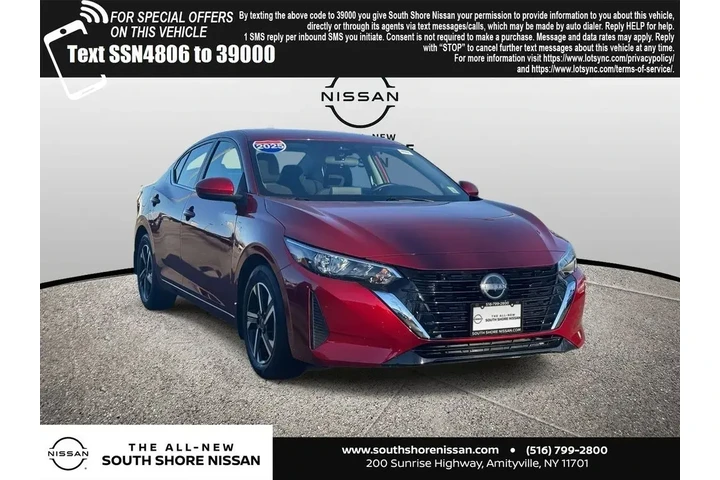 $19995 : Nissan Sentra 2025 SV 4dr Se image 1