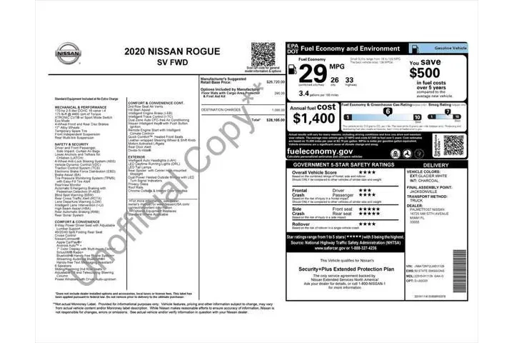 $15349 : Nissan Rogue 2020 S 4dr Cros image 3