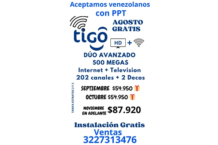 Tigo TV más internet 200 megas image 3