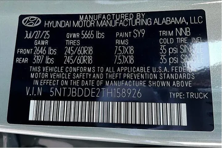 $32847 : Hyundai SANTA CRUZ 2026 AWD image 8