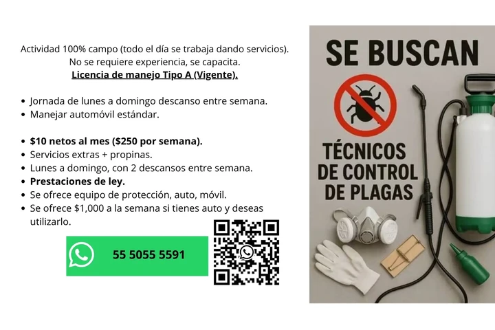 Tecnico en fumigación image 1