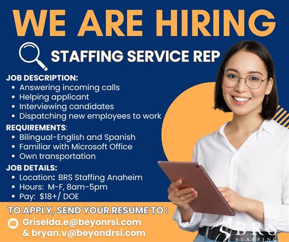 Staffing Service Rep image 1