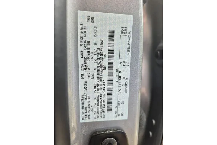 $39096 : Ford F-150 2024 4x2 XLT 4dr image 5