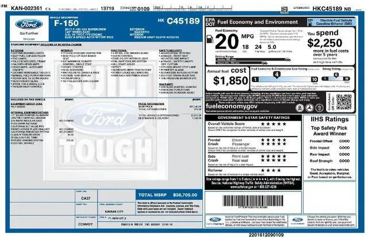 $18559 : Ford F-150 2017 4x2 XL 4dr S image 2