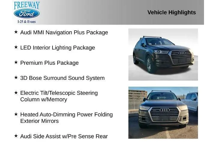 $14300 : Audi Q7 2018 AWD 3.0T quattr image 2