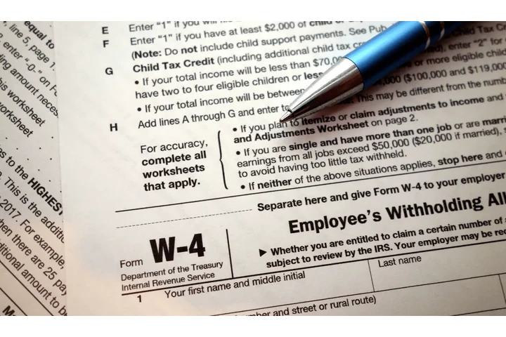 New IRS W-4 Filing for 2026 image 1