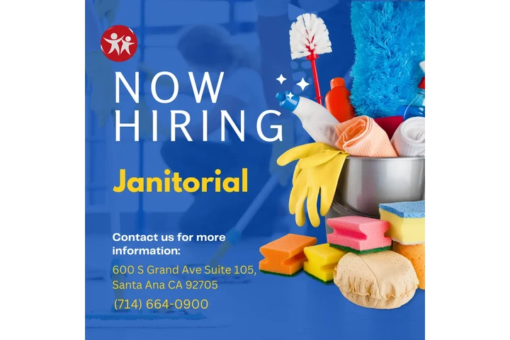 Now Hiring Janitroial image 1