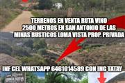 EN VENTA RUTA VINO TERRENO en Ensenada