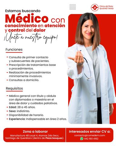 MEDICO ESPECIALIZADO EN DOLOR image 1