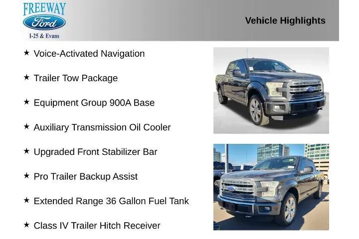 $25300 : Ford F-150 2016 4x4 Limited image 2
