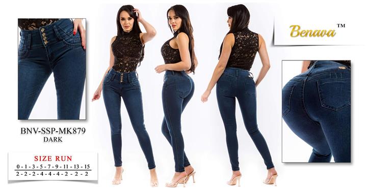 $18 : JEANS COLOMBIANOS POR MAYOREO image 1