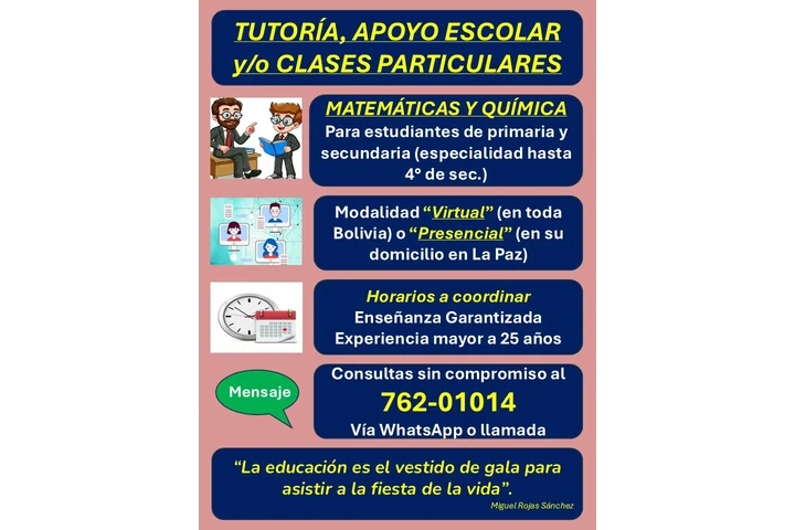 Clases Matemáticas, Química image 1