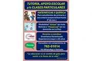 Clases Matemáticas, Química en La Paz