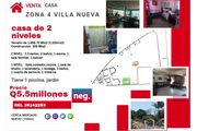 VENTA casa zona 4 villa nueva en Guatemala City