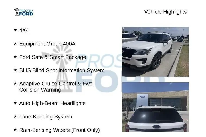 $21459 : Ford Explorer 2018 AWD Sport image 5