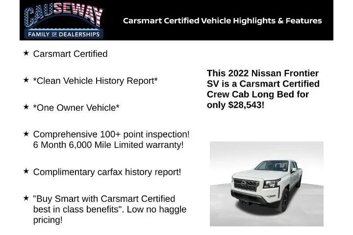 $28543 : Nissan Frontier 2022 4x4 SV image 2