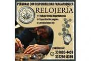 RELOJERO O APRENDIZ DE RELOJER en Aguascalientes