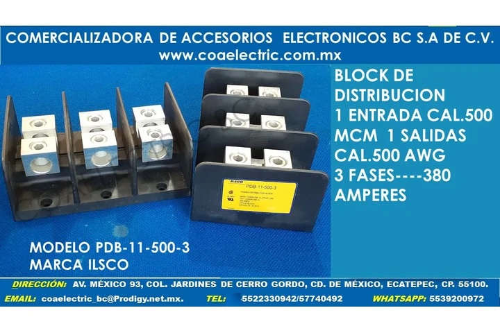 PDB-11-2/0-3 BLOCK DE DISTRI. image 2