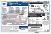 $39730 : Ford F-150 Lightning 2023 AW thumbnail
