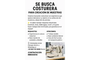 SE BUSCA COSTURERA MUESTRA en Tijuana