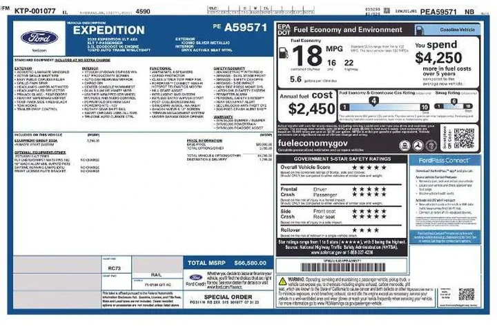 $39798 : Ford Expedition 2023 4x4 XLT image 6