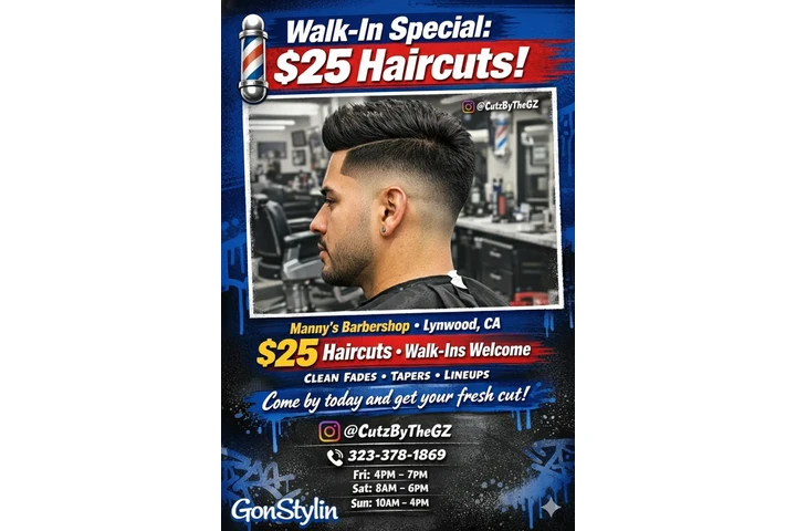 Corte de Cabello $25 Lynwood image 3