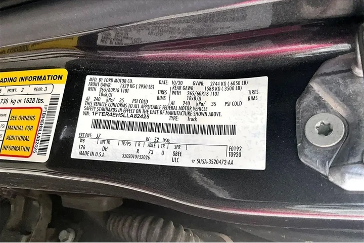 $25441 : Ford Ranger 2020 4x2 Lariat image 8