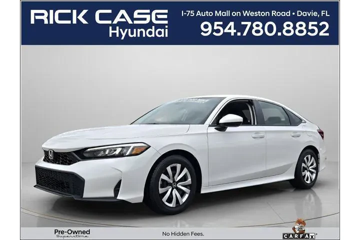 $22987 : Honda Civic 2025 LX 4dr Seda image 1