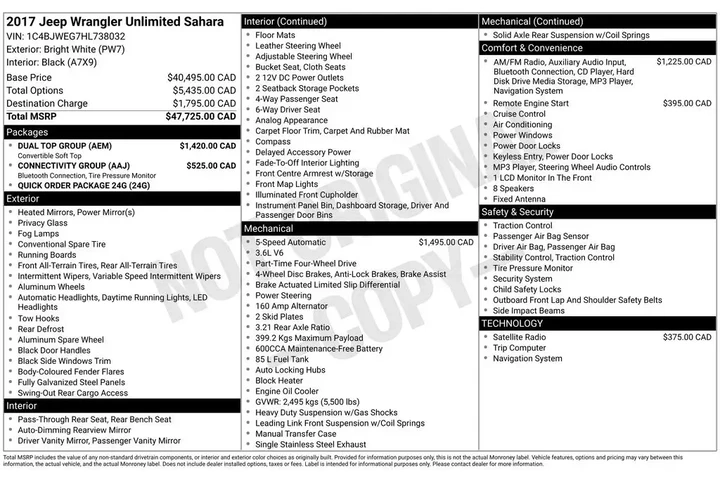 $23996 : Jeep Wrangler Unlimited 2017 image 2