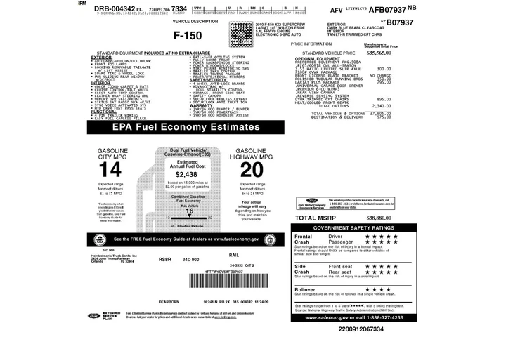 $16900 : Ford F-150 2010 4x2 Lariat 4 image 2