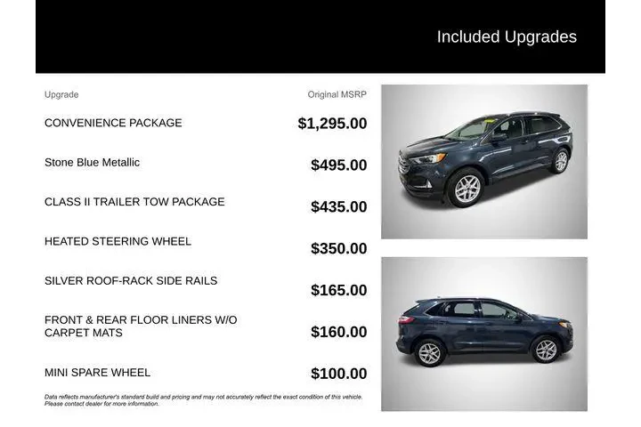 $27500 : Ford Edge 2022 AWD SEL 4dr C image 7