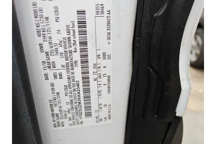$28085 : Ford Transit 2019 350 XL 3dr image 9