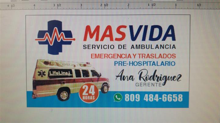 Ambulancias masvida 8297721986 image 1
