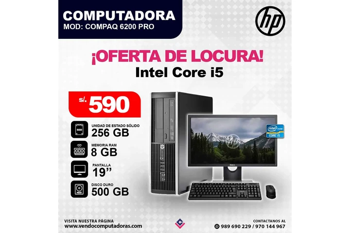 Computadora HP Intel Core i5 image 5