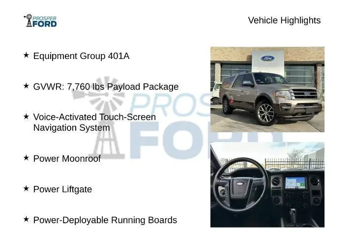 $22995 : Ford Expedition EL 2017 4x4 image 5