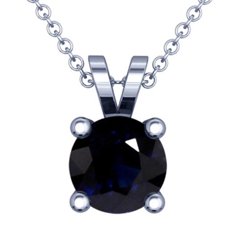 $2340 : Buy 2.22 cts Sapphire Necklace image 1