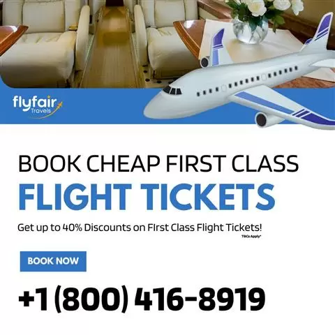 Book Cheap First Class Flights image 1