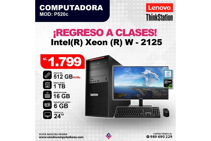 Computadora Intel Xeon W-2124 image 3