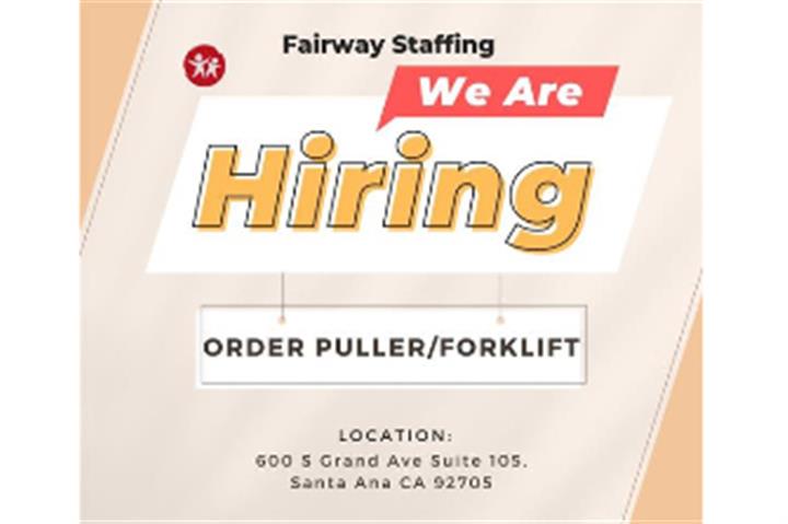 Hiring Forklift Positions ! image 1