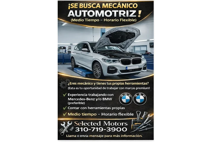 SE BUSCA MECÁNICO AUTOMOTRIZ image 1