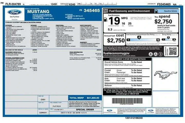 $27995 : Ford Mustang 2015 GT Premium image 9