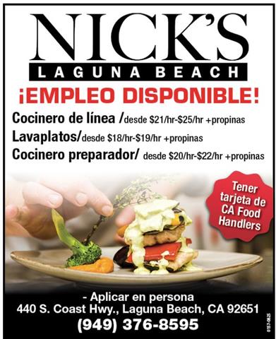 NICK'S RESTAURANT SOLICITANDO image 1