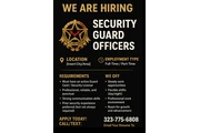 Security guard oportunidad en Los Angeles