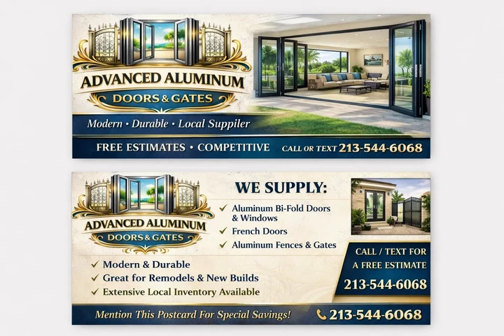 ALUMINUM DOOR/ WINDOW & GATES image 1